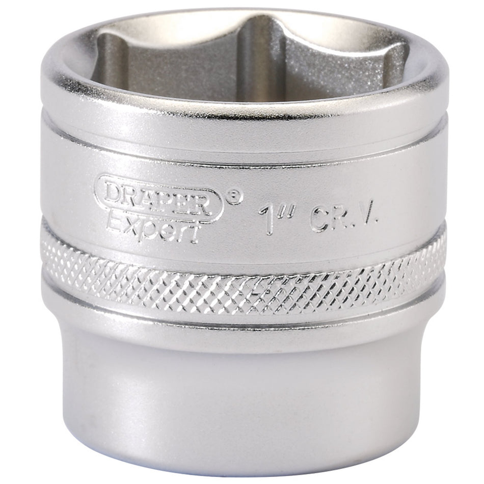 Draper 16577 6 Point Imperial Socket, 3/8" Sq. Dr., 1"
