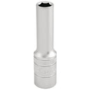 Draper 16578 6 Point Metric Deep Socket, 3/8" Sq. Dr., 8mm