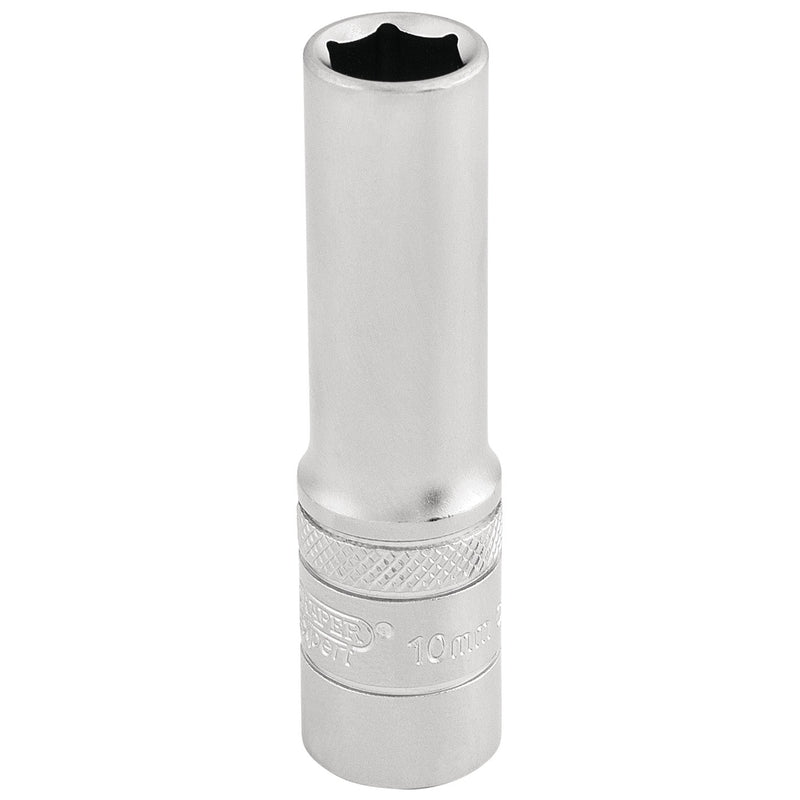 Draper 16579 6 Point Metric Deep Socket, 3/8" Sq. Dr., 10mm