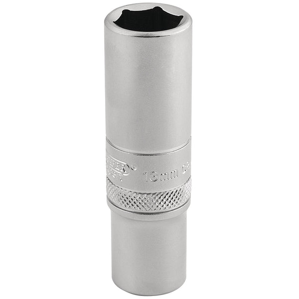 Draper 16581 6 Point Metric Deep Socket, 3/8" Sq. Dr., 13mm