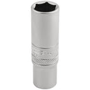 Draper 16582 6 Point Metric Deep Socket, 3/8" Sq. Dr., 14mm