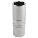 Draper 16585 6 Point Metric Deep Socket, 3/8" Sq. Dr., 17mm