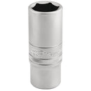Draper 16586 6 Point Metric Deep Socket, 3/8" Sq. Dr., 19mm