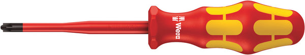 Wera 05006466001 165 iS PZ/S VDE Insulated screwdriver with reduced blade diameter for PlusMinus screws (Pozidriv/slotted), # 2 x 100 mm