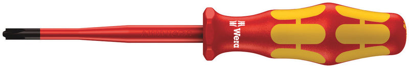 Wera 05020132001 165 iSS PZ/S VDE Insulated screwdriver with reduced blade diameter for PlusMinus screws (Pozidriv/slotted),