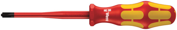 Wera 05020134001 165 iSS PZ/S VDE Insulated screwdriver with reduced blade diameter for PlusMinus screws (Pozidriv/slotted), # 2 x 100 mm