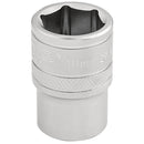 Draper 16608 6 Point Metric Socket, 1/2" Sq. Dr., 18mm