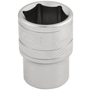 Draper 16610 6 Point Metric Socket, 1/2" Sq. Dr., 20mm