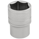 Draper 16612 6 Point Metric Socket, 1/2" Sq. Dr., 21mm