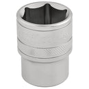Draper 16613 6 Point Metric Socket, 1/2" Sq. Dr., 22mm