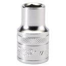Draper 16625 6 Point Imperial Socket, 1/2" Sq. Dr., 7/16"