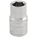 Draper 16626 6 Point Imperial Socket, 1/2" Sq. Dr., 1/2"