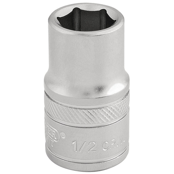 Draper 16626 6 Point Imperial Socket, 1/2" Sq. Dr., 1/2"