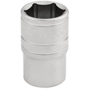 Draper 16630 6 Point Imperial Socket, 1/2" Sq. Dr., 11/16"