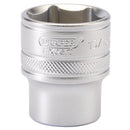 Draper 16633 6 Point Imperial Socket, 1/2" Sq. Dr., 15/16"