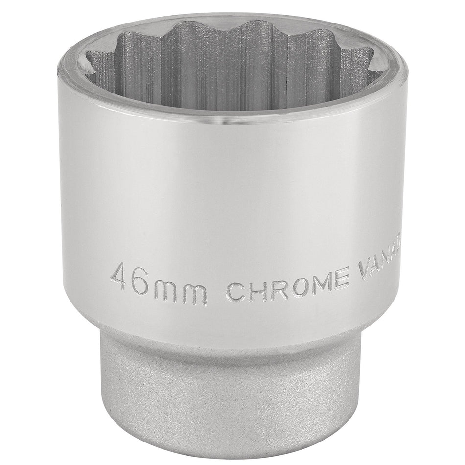 Draper 16706 12 Point Socket, 3/4" Sq. Dr., 46mm
