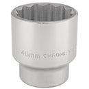 Draper 16706 12 Point Socket, 3/4" Sq. Dr., 46mm