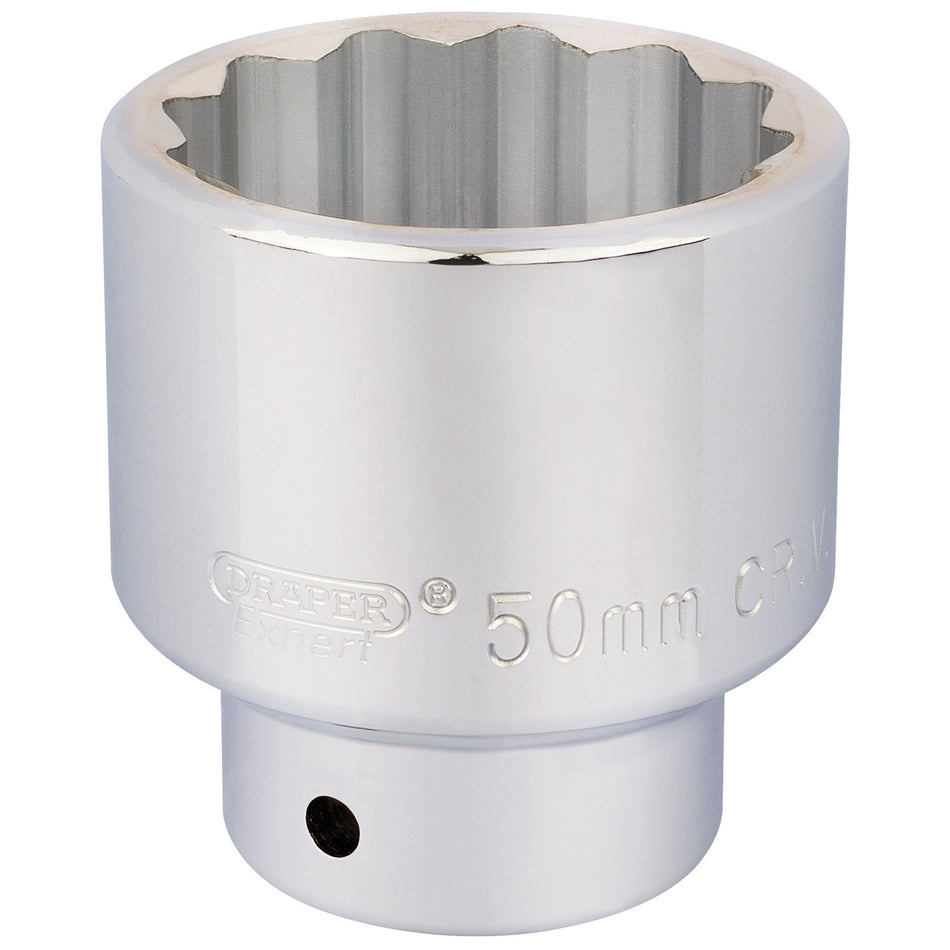 Draper 16707 12 Point Socket, 3/4" Sq. Dr., 50mm