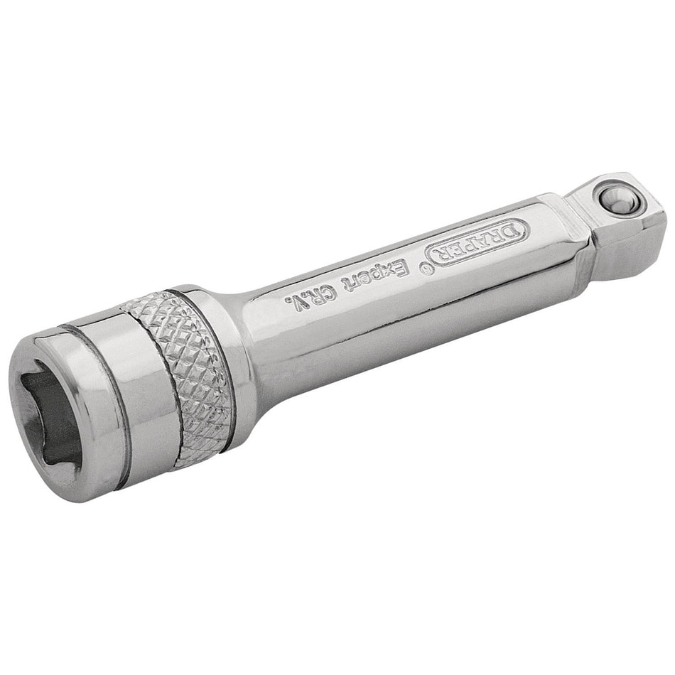 Draper 16716 Draper Expert Wobble Extension Bar, 1/4" Sq. Dr., 50mm, Polished Chrome