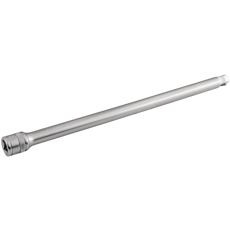 Draper 16746 Satin Chrome Wobble Extension Bar, 3/8" Sq. Dr., 250mm