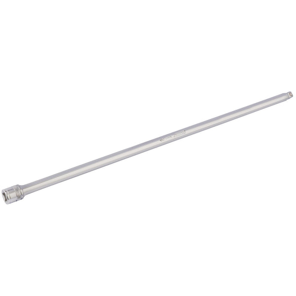 Draper 16748 Satin Chrome Wobble Extension Bar, 3/8" Sq. Dr., 450mm