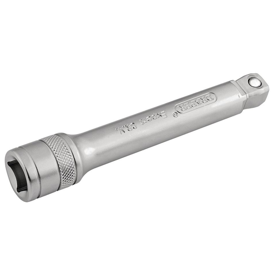 Draper 16762 Satin Chrome Wobble Extension Bar, 1/2" Sq. Dr., 125mm