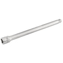 Draper 16763 Satin Chrome Wobble Extension Bar, 1/2" Sq. Dr., 250mm
