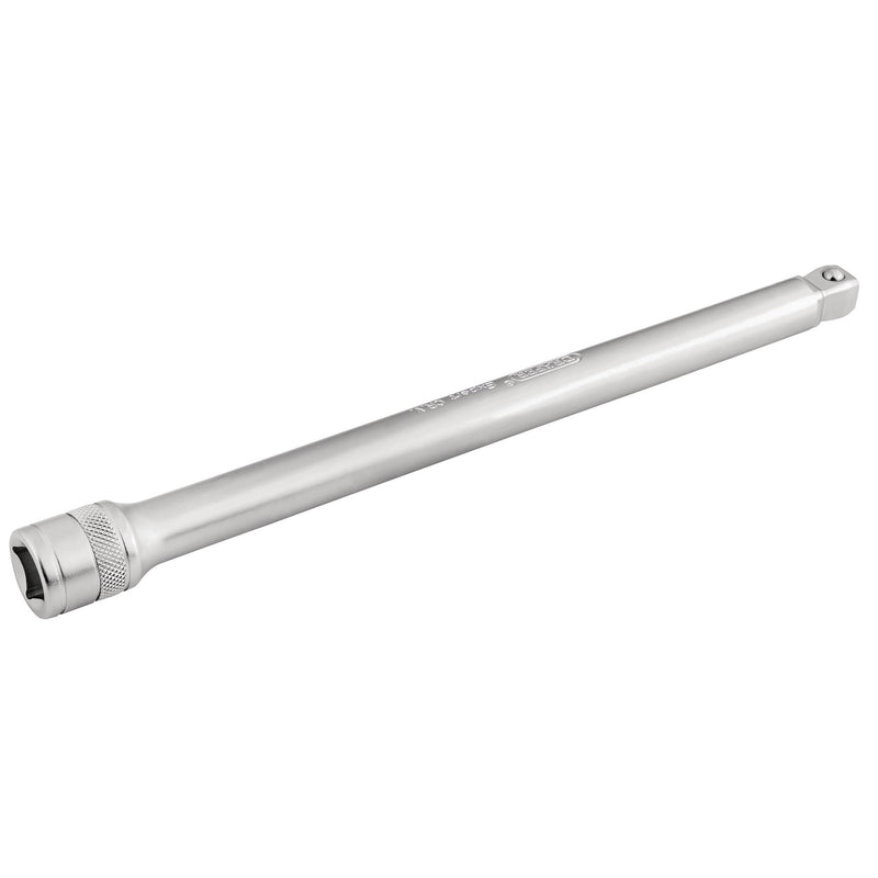 Draper 16763 Satin Chrome Wobble Extension Bar, 1/2" Sq. Dr., 250mm
