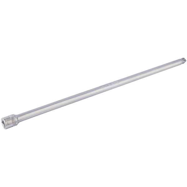 Draper 16764 Satin Chrome Wobble Extension Bar, 1/2" Sq. Dr., 500mm