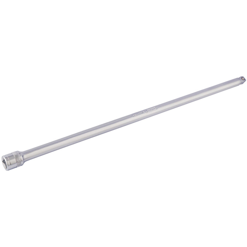 Draper 16764 Satin Chrome Wobble Extension Bar, 1/2" Sq. Dr., 500mm