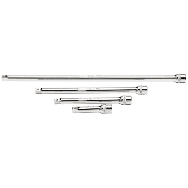 Draper 16765 Extension Bar Set, 1/4" Sq. Dr., Polished Chrome (4 Piece)