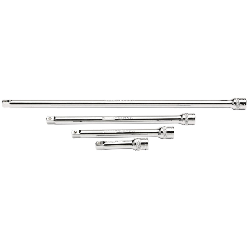 Draper 16765 Extension Bar Set, 1/4" Sq. Dr., Polished Chrome (4 Piece)