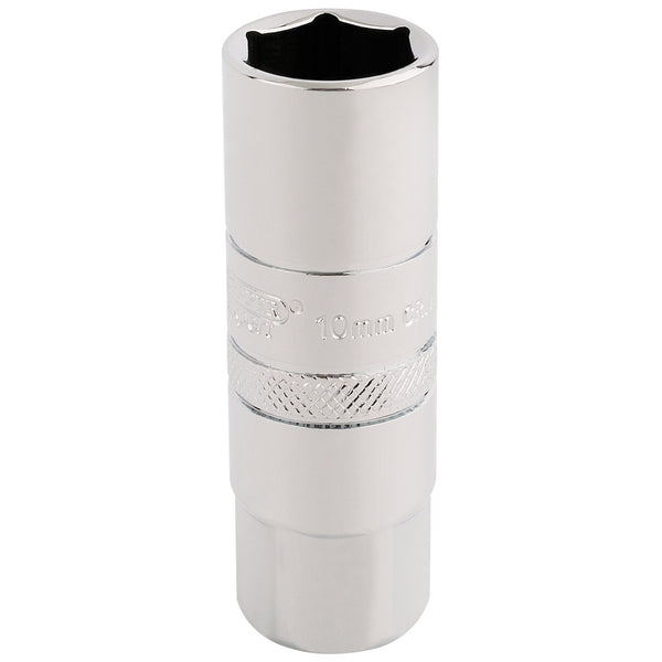 Draper 16772 10mm Thread 6 Point Spark Plug Socket, 3/8" Sq. Dr., 16mm