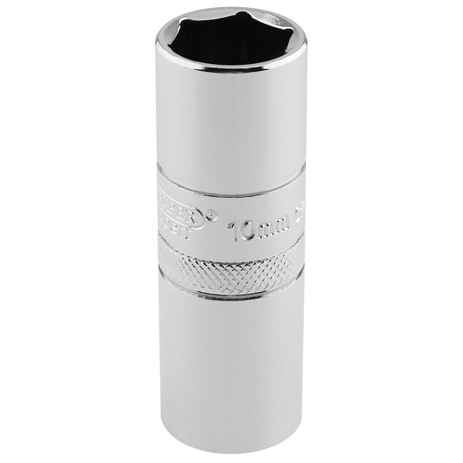 Draper 16778 10mm Thread 6 Point Spark Plug Socket, 1/2" Sq. Dr., 16mm