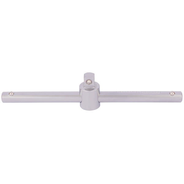 Draper 16788 Satin Chrome Sliding T Bar, 3/8" Sq. Dr.
