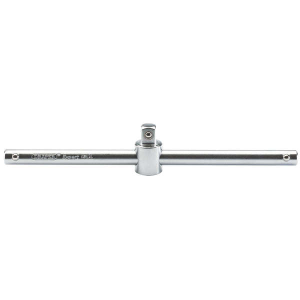 Draper 16790 Satin Chrome Sliding T Bar, 1/2" Sq. Dr.