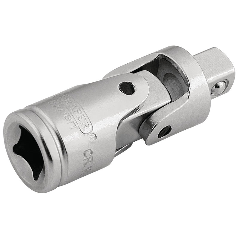 Draper 16792 Satin Chrome Universal Joint, 1/4" Sq. Dr.