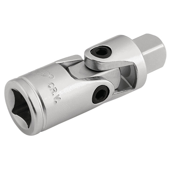Draper 16794 Satin Chrome Universal Joint, 3/8" Sq. Dr.