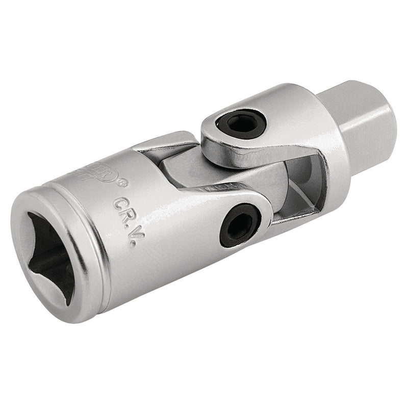 Draper 16794 Satin Chrome Universal Joint, 3/8" Sq. Dr.