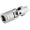 Draper 16796 Satin Chrome Universal Joint, 1/2" Sq. Dr.