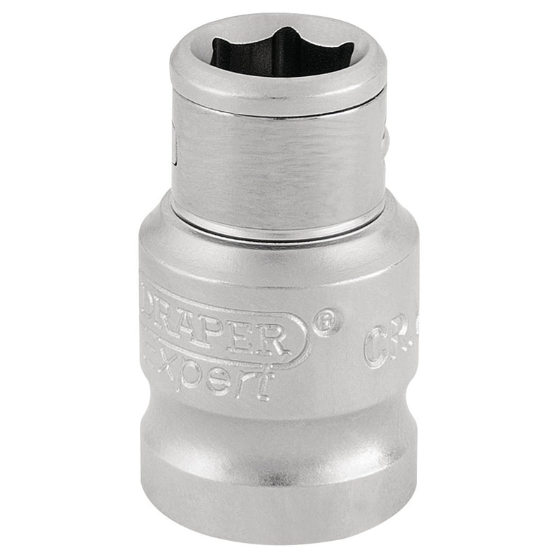 Draper 16809 Screwdriver Bit Holding Socket, 3/8" Sq. Dr. x 1/4" Hexagon
