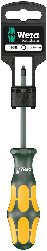 Wera 05100024001 168 i SB VDE Insulated screwdriver for square socket head screws, # 1 x 80 mm