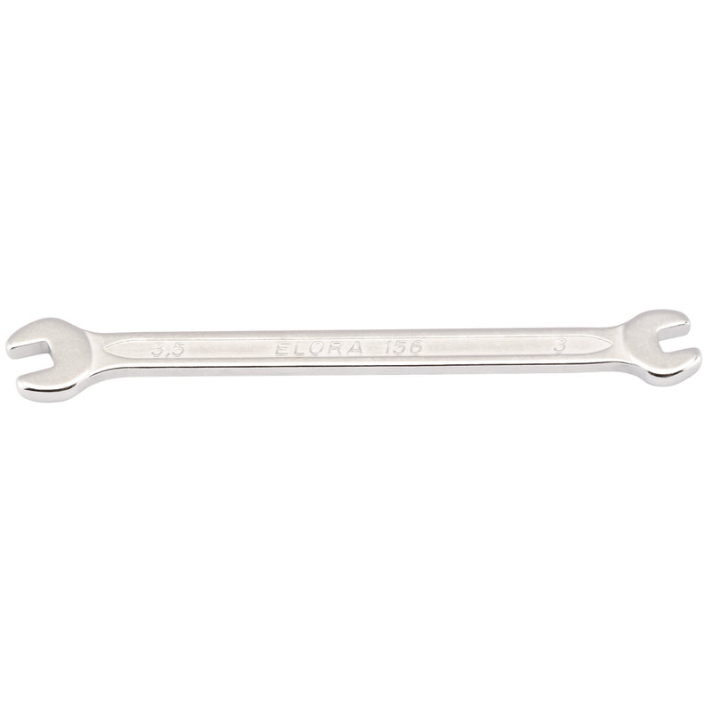 Draper 17024 Elora Midget Double Open Ended Spanner, 3 x 3.5mm