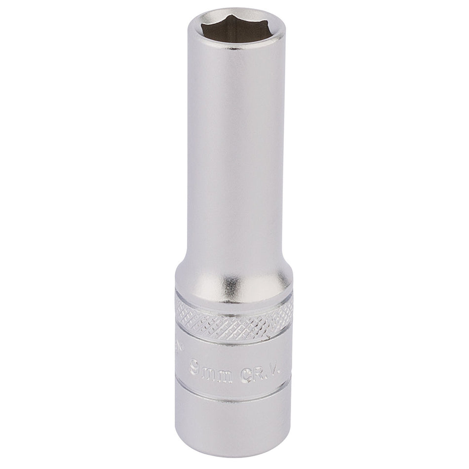 Draper 17543 HI-TORQ® 6 Point Deep Socket, 3/8" Sq. Dr., 9mm