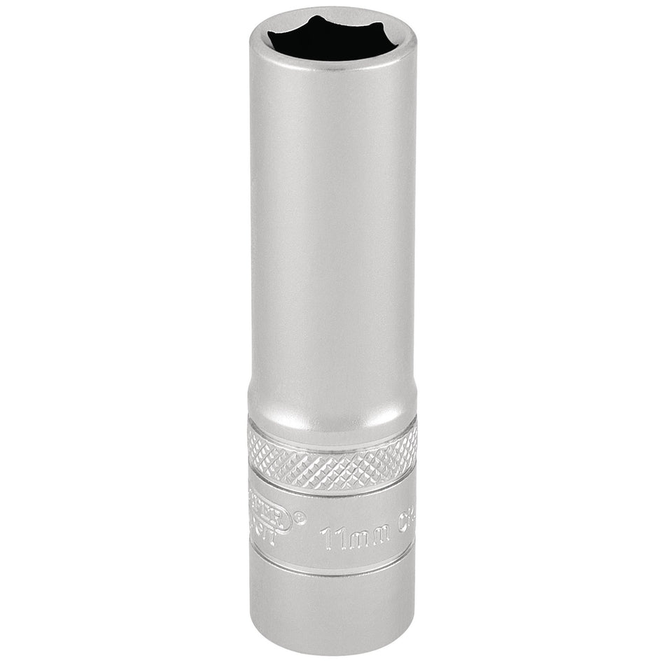 Draper 17544 HI-TORQ® 6 Point Deep Socket, 3/8" Sq. Dr., 11mm