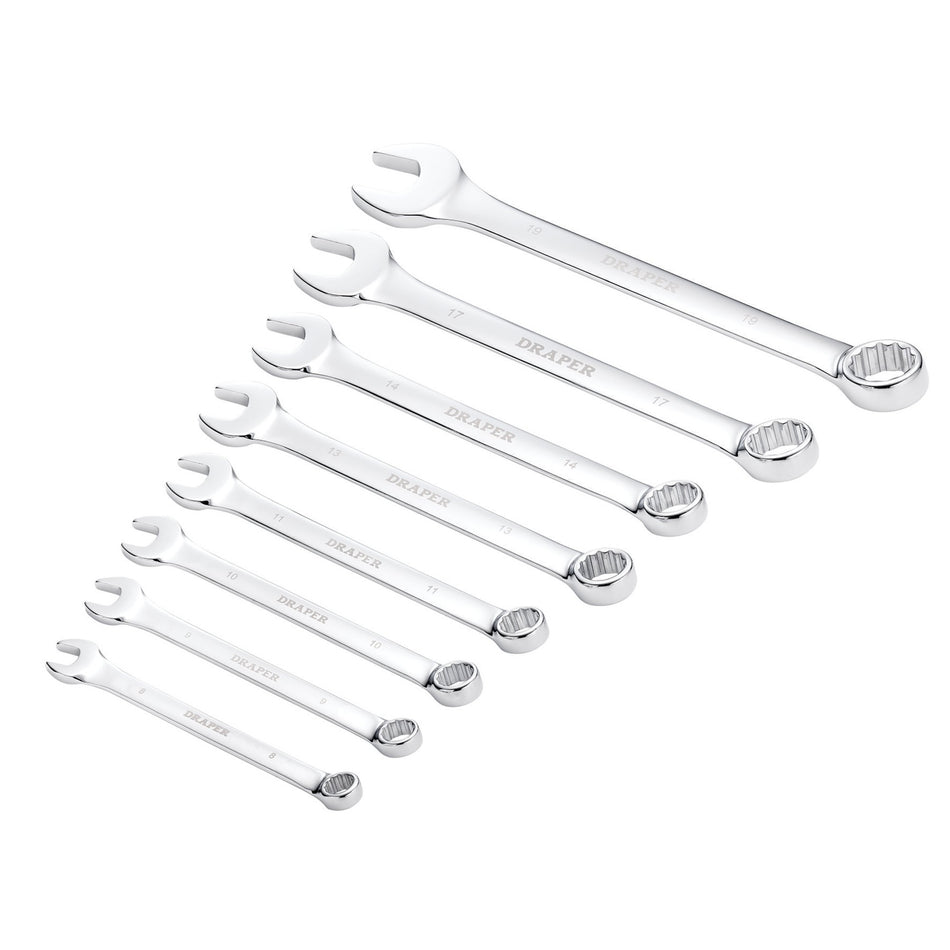 Draper 17981 Draper HI-TORQ® Metric Combination Spanner Set (8 Piece)