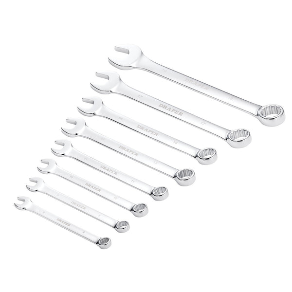 Draper 17981 Draper HI-TORQ&#174; Metric Combination Spanner Set (8 Piece)