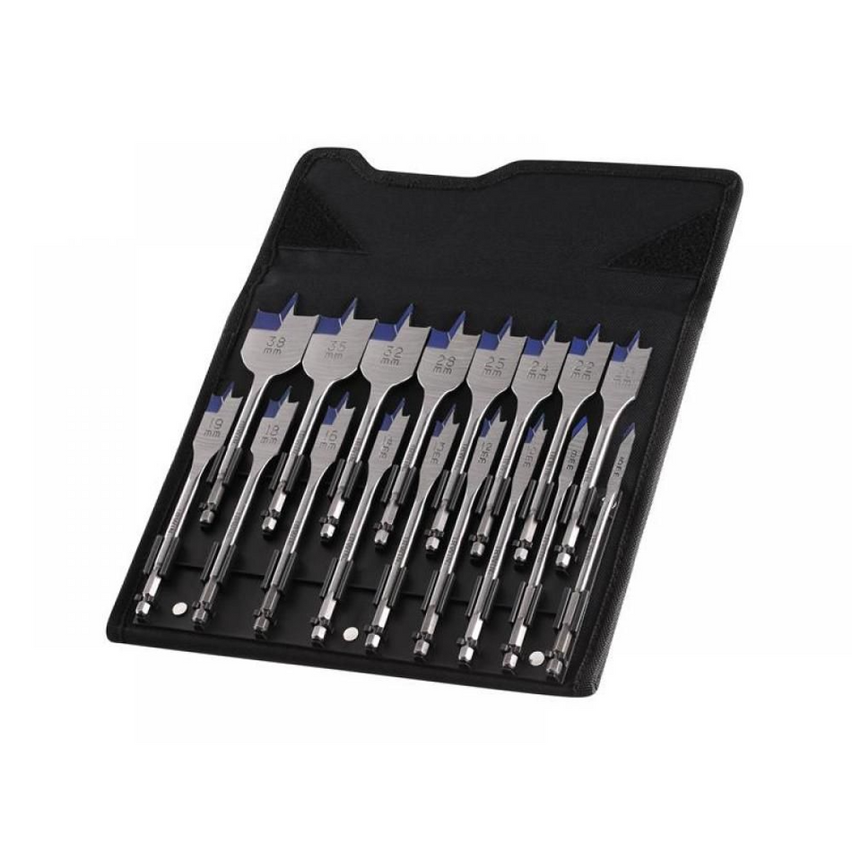 Irwin Blue Groove 4x Flat Spade Drill Bit Set 17pc