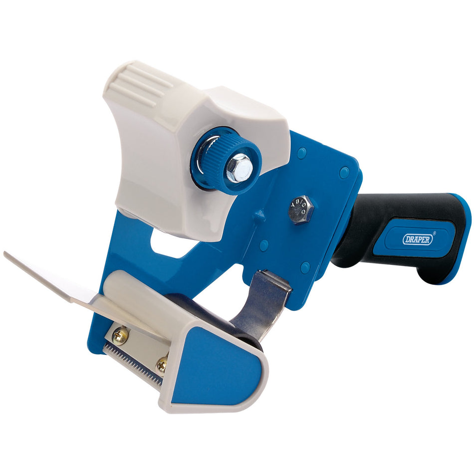 Draper 19237 Soft Grip Hand-Held Security Packing Tape Dispenser, 50mm