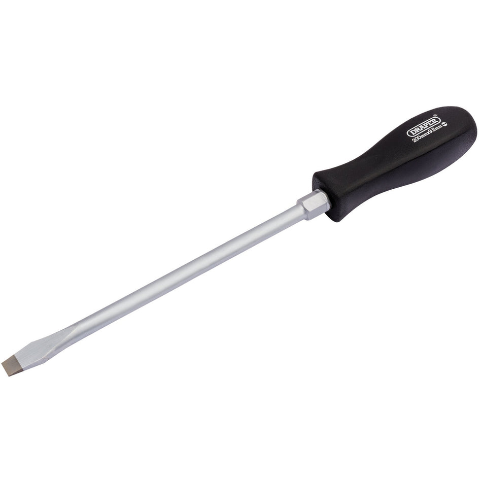 Draper 19531 Plain Slot Mechanic's Screwdriver, 9.5 x 200mm
